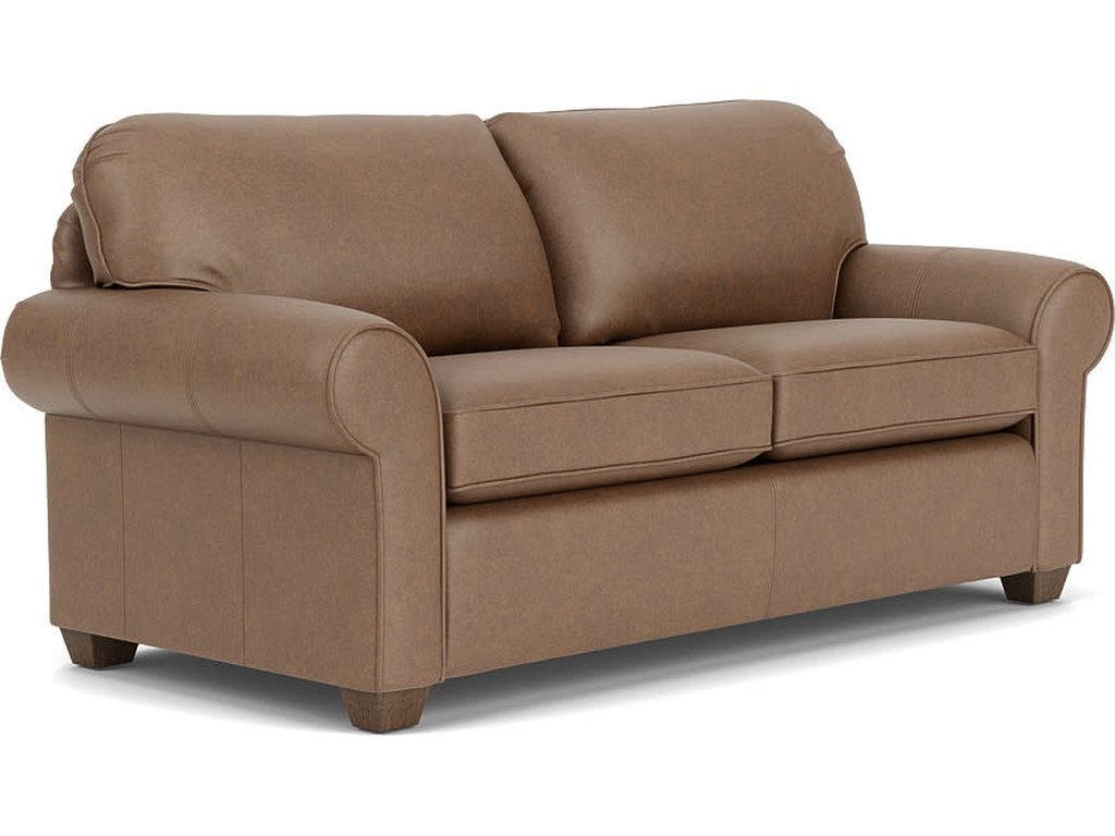 Thornton Leather Two-Cushion Sofa - main image