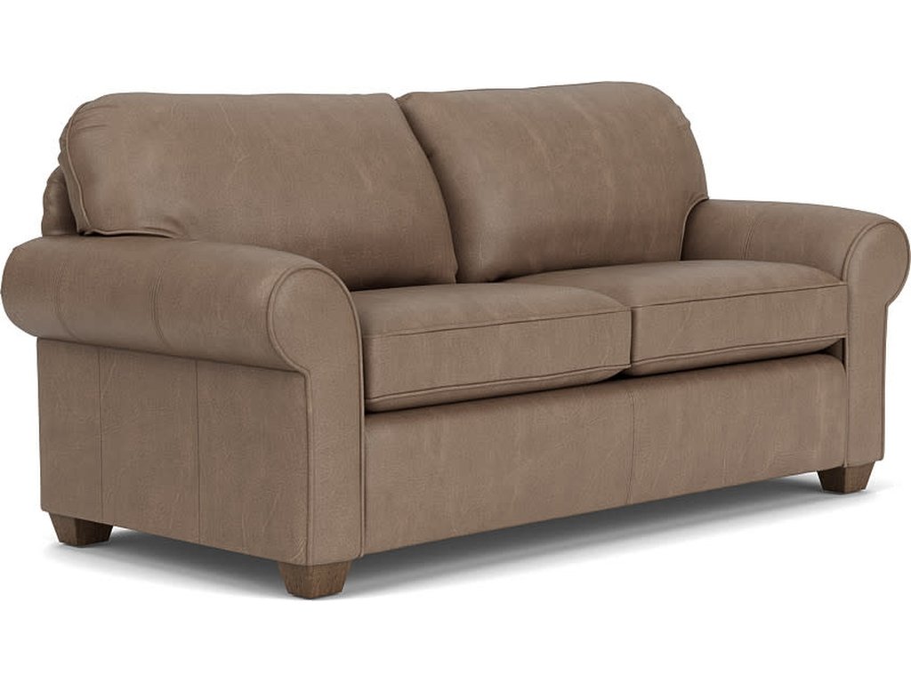 Thornton Leather Two-Cushion Sofa - image 3