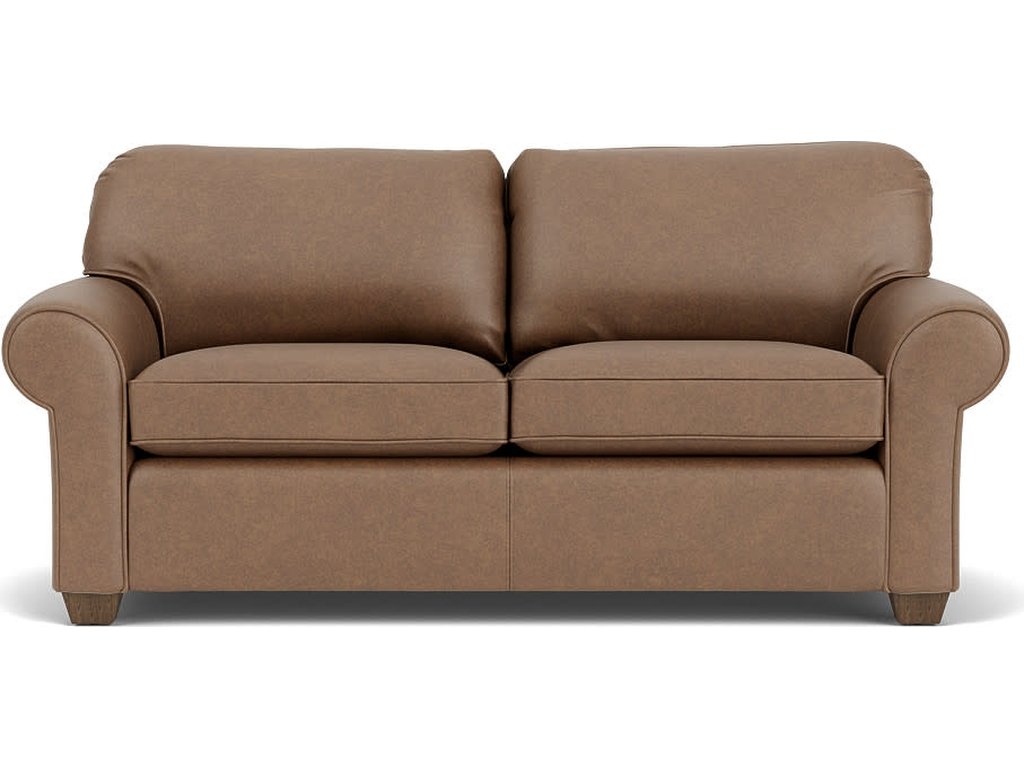 Thornton Leather Two-Cushion Sofa - image 4