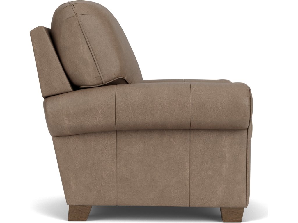 Thornton Leather High-Leg Recliner - image 2