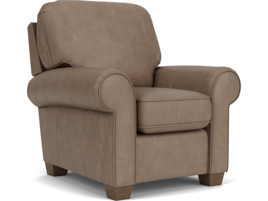 Thornton Leather High-Leg Recliner - image 3