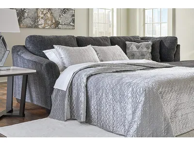 Biddeford 2-Piece Sleeper Sectional with Chaise - Alternative View