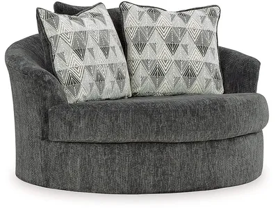Biddeford Oversized Swivel Accent Chair