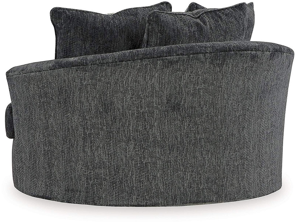 Biddeford Oversized Swivel Chair and Ottoman - image 6