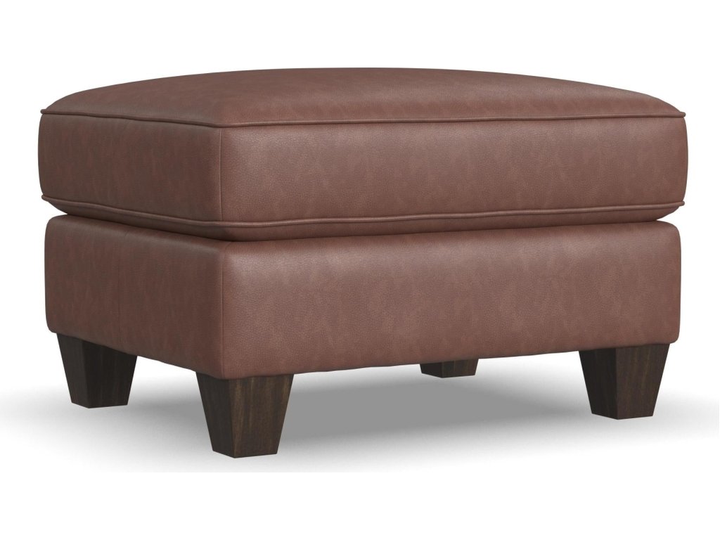Dempsey Leather Ottoman - main image