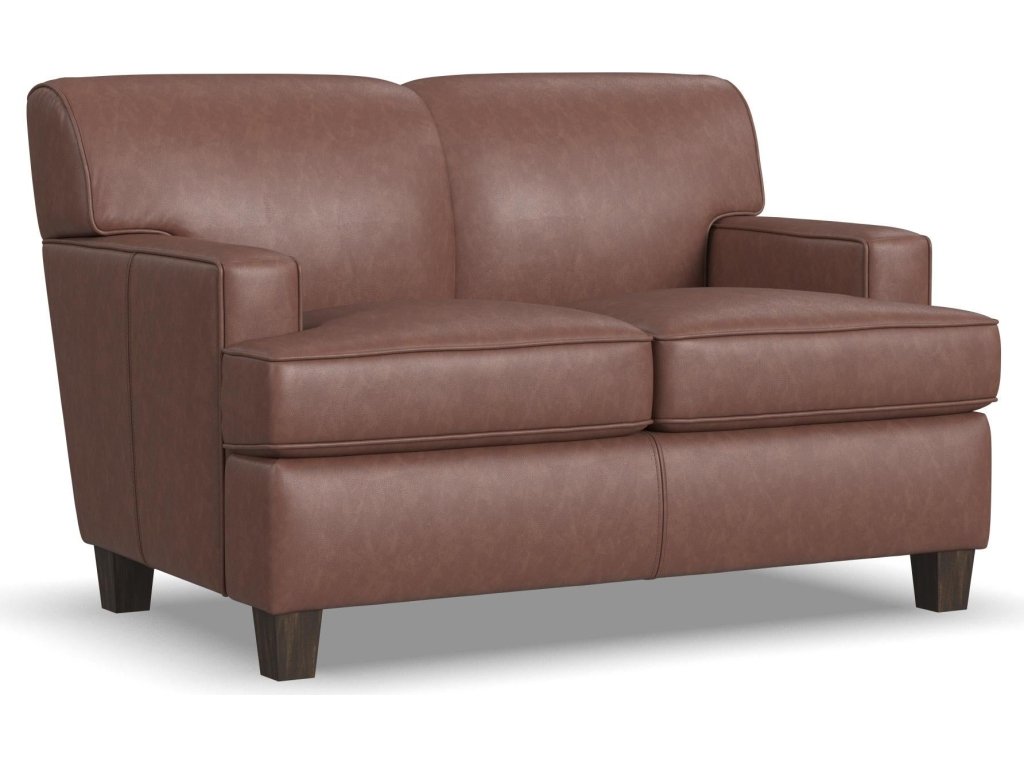 Dempsey Leather Loveseat - main image