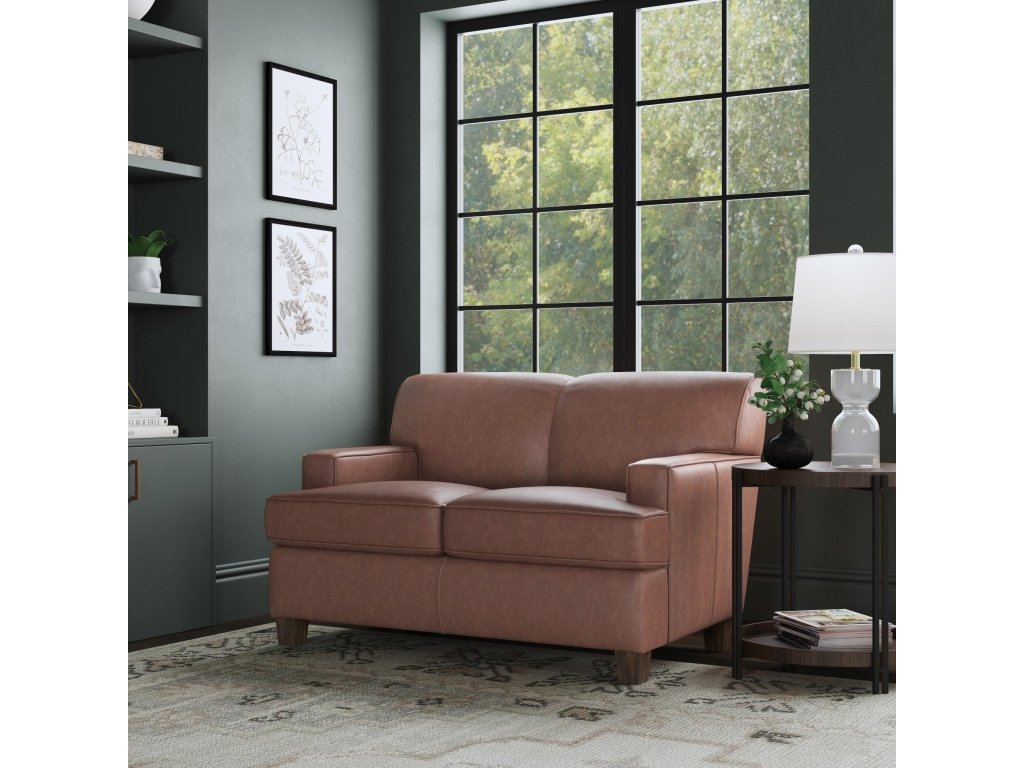 Dempsey Leather Loveseat - image 1