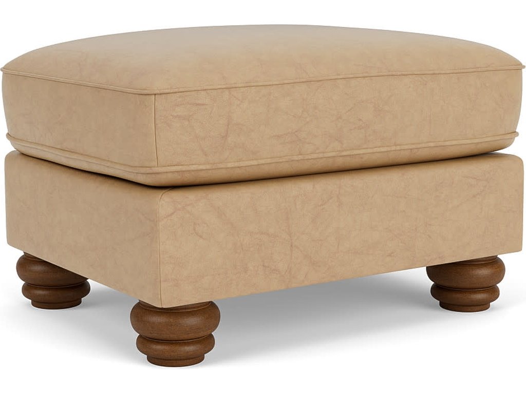 Bexley Leather Ottoman - image 3