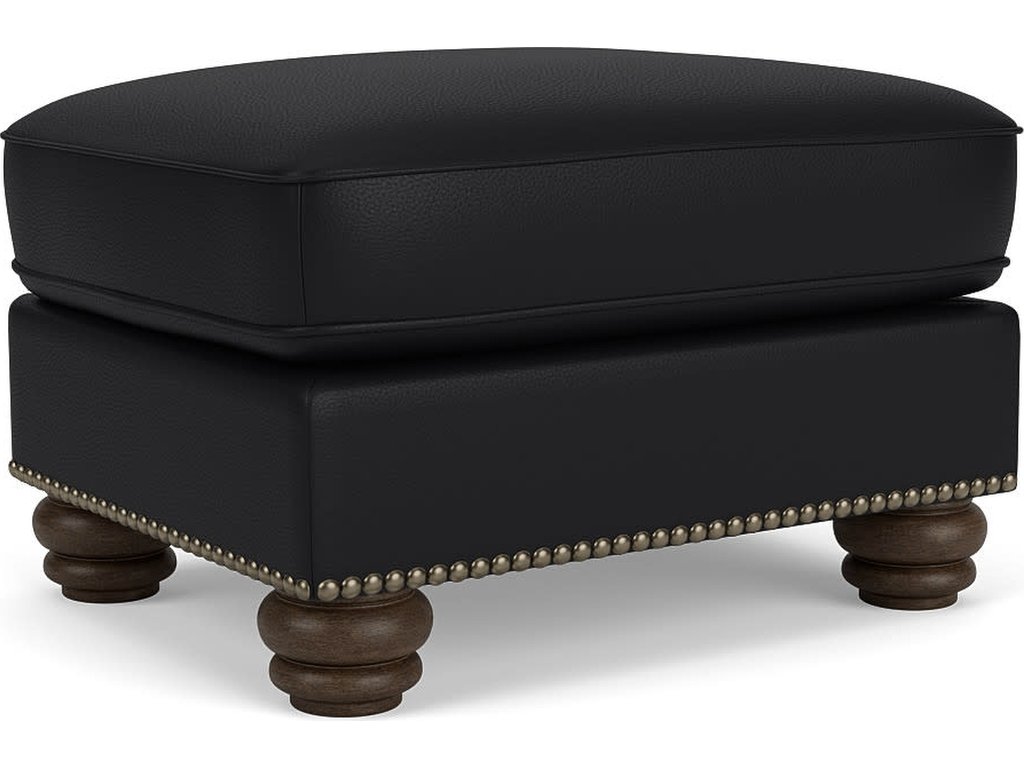 Bexley Leather Ottoman - main image