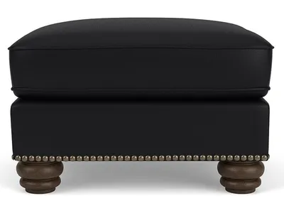 Bexley Leather Ottoman