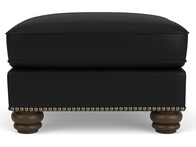 Bexley Leather Ottoman - Alternative View