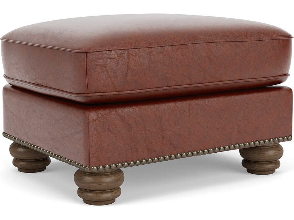 Bexley Leather Ottoman - image 3