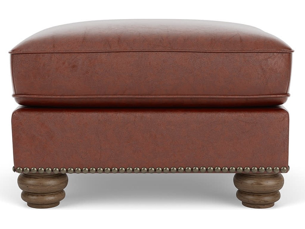 Bexley Leather Ottoman - image 4