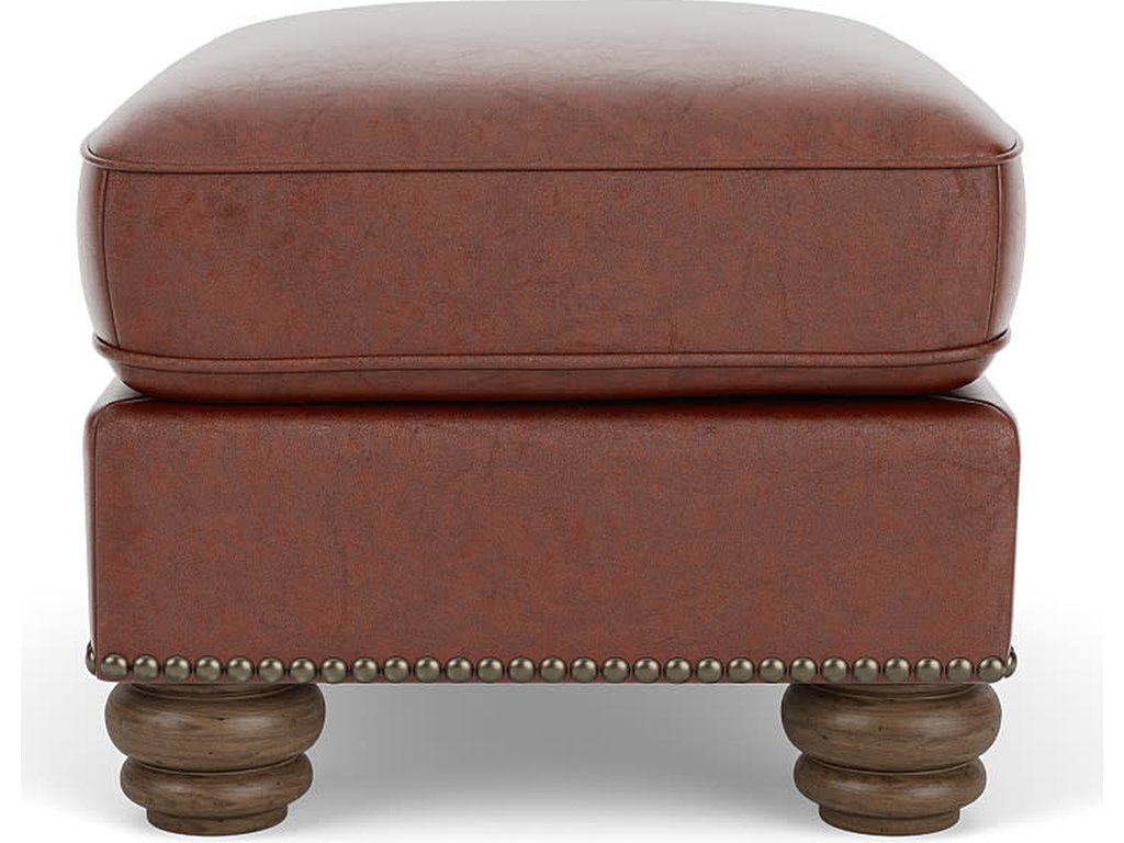 Bexley Leather Ottoman - image 5