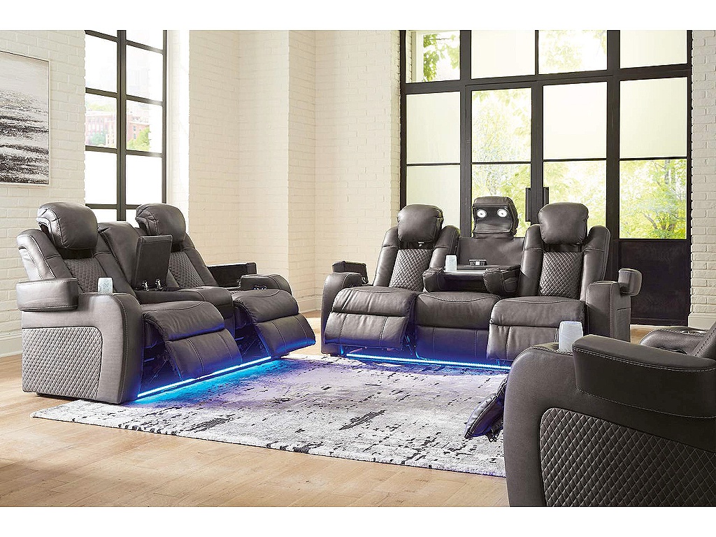 Fyne-Dyme Power Reclining Sofa, Loveseat and Recliner - main image