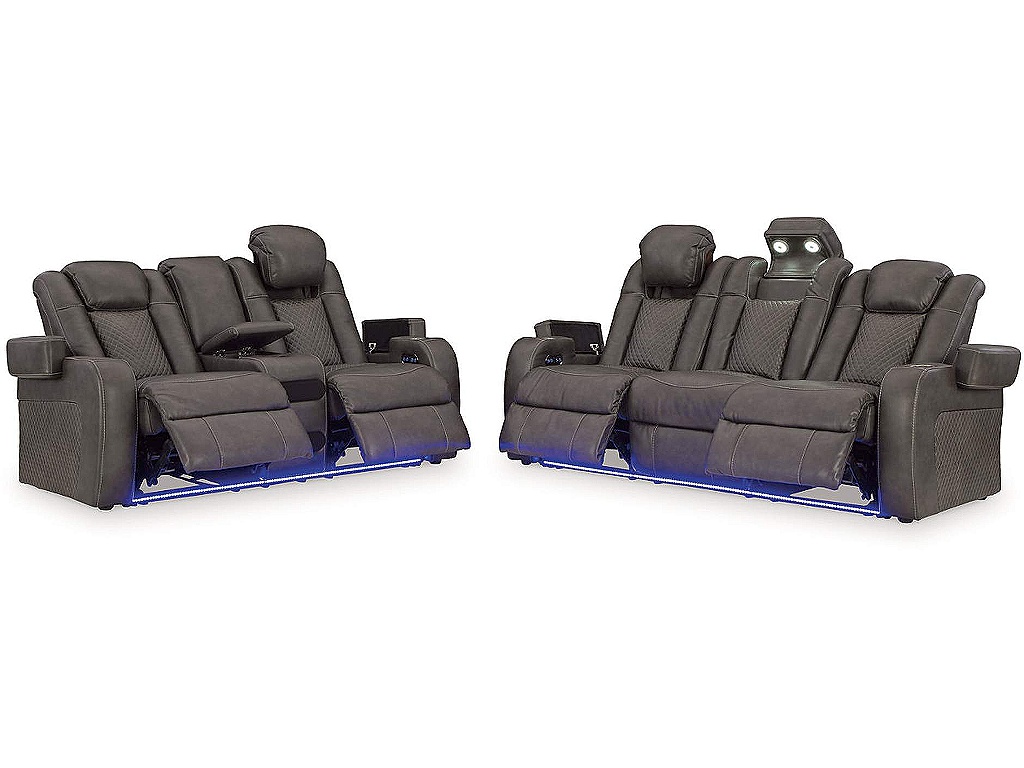 Fyne-Dyme Power Reclining Sofa and Loveseat - image 2