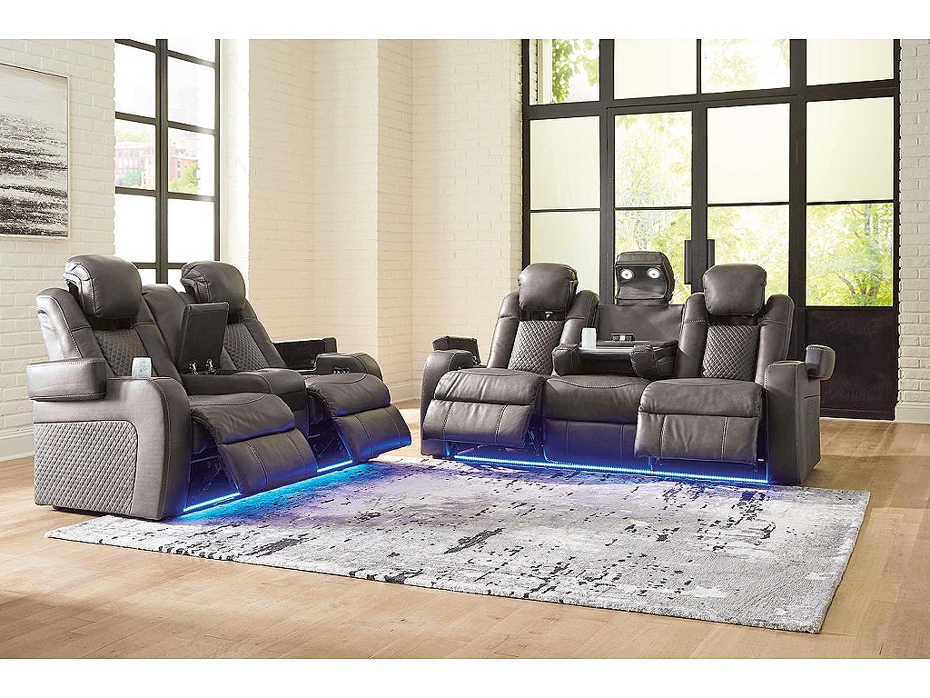 Fyne-Dyme Power Reclining Sofa and Loveseat - image 3
