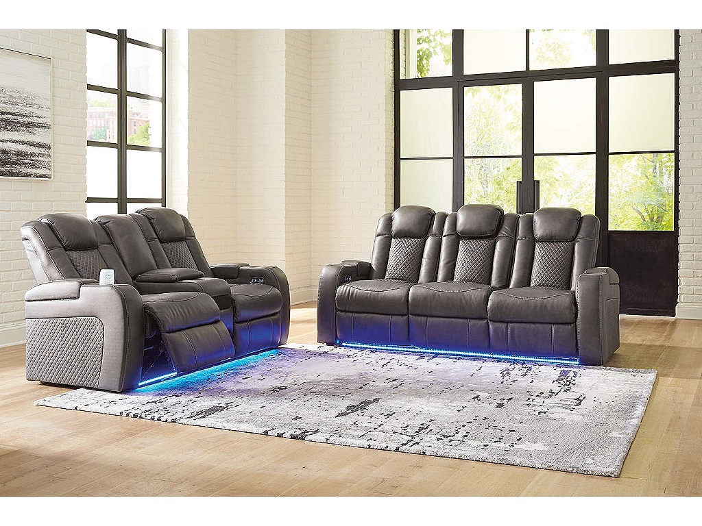 Fyne-Dyme Power Reclining Sofa and Loveseat - main image
