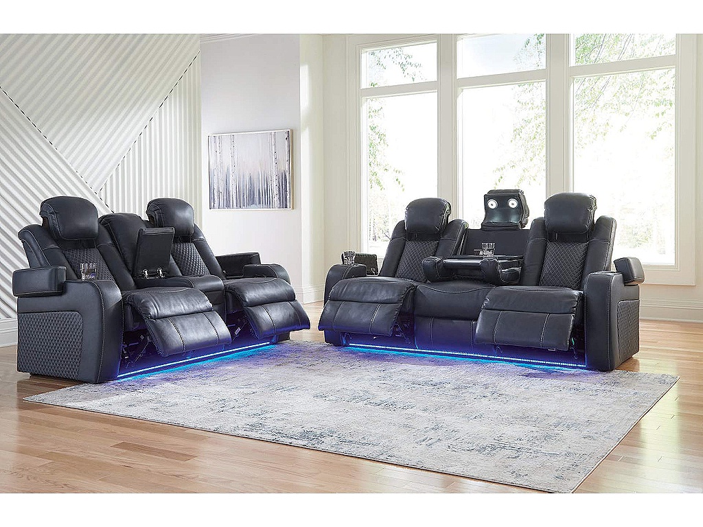 Fyne-Dyme Power Reclining Sofa and Loveseat - image 3