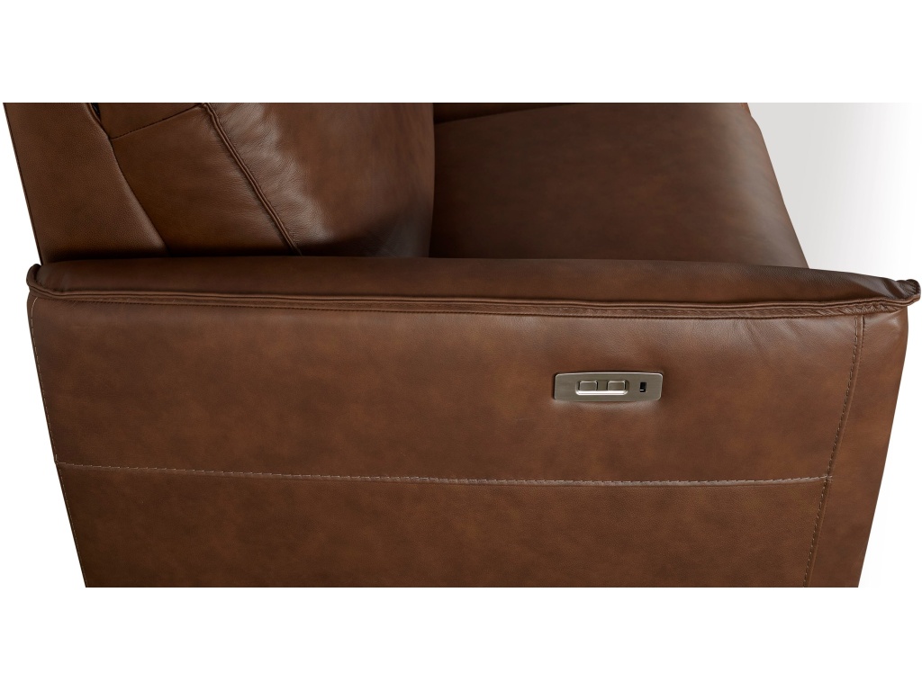 Everett Leather Modular Reclining Sofa - image 7