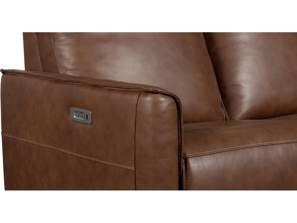 Everett Leather Reclining Sofa - image 7