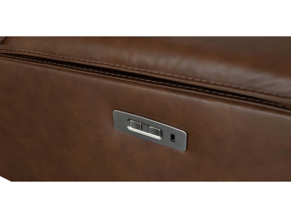 Everett Leather Armless Zero Gravity Power Recliner - image 8