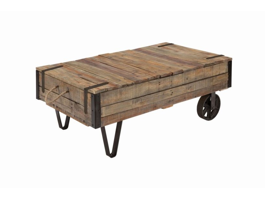Industral Cart Cocktail Table - main image