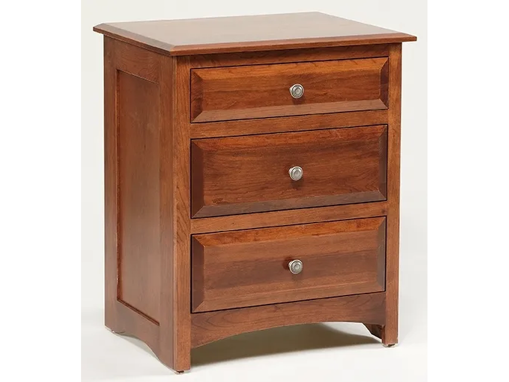 Simplicity 3-Drawer Nightstand - image 1