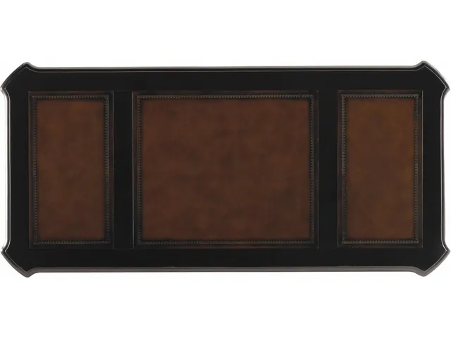 Telluride 76'' Executive Desk w/Leather Panels - Alternative View