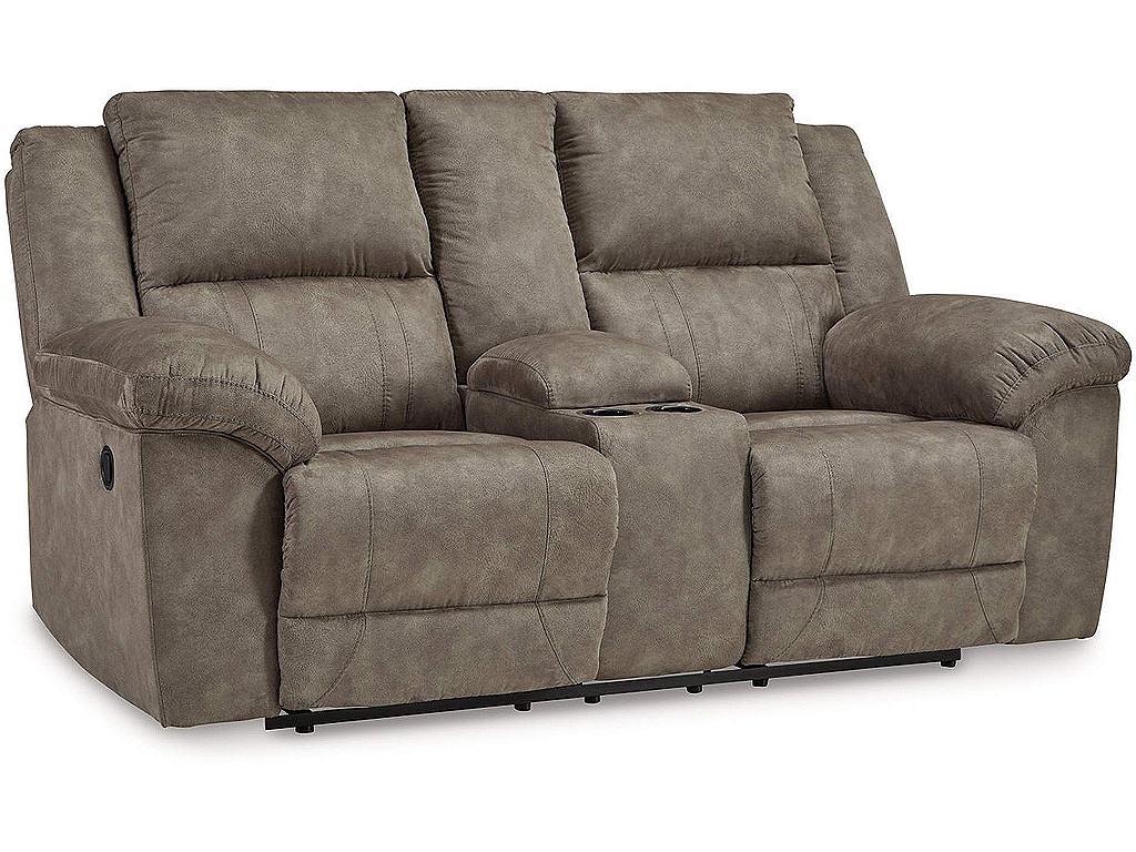 Laresview Reclining Loveseat with Console - main image