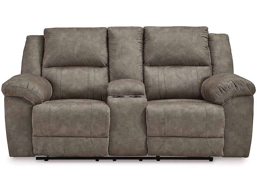 Laresview Reclining Loveseat with Console - image 3