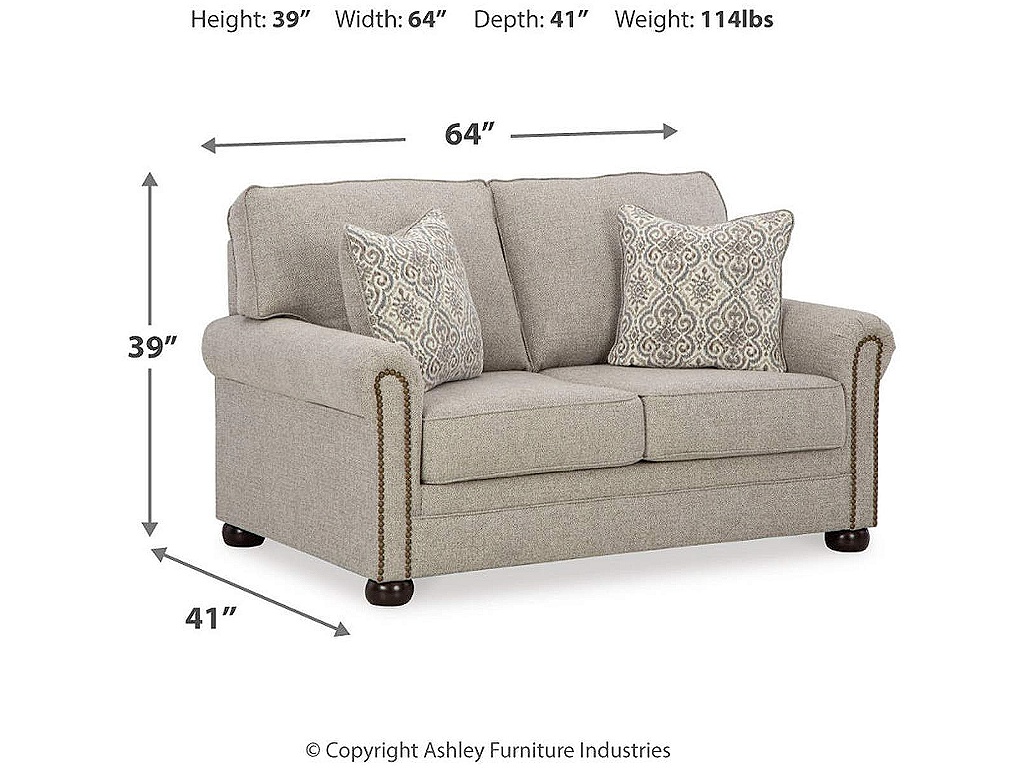 Gaelon Sofa, Loveseat, Chair and Ottoman - image 18