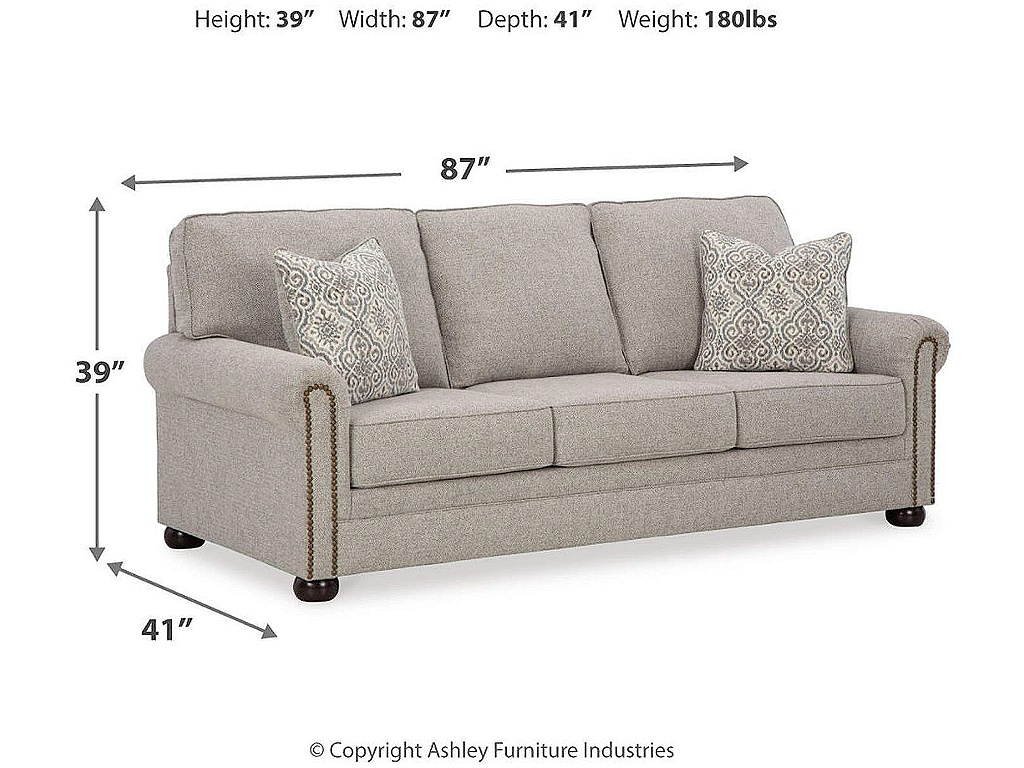 Gaelon Sofa, Loveseat, Chair and Ottoman - image 17