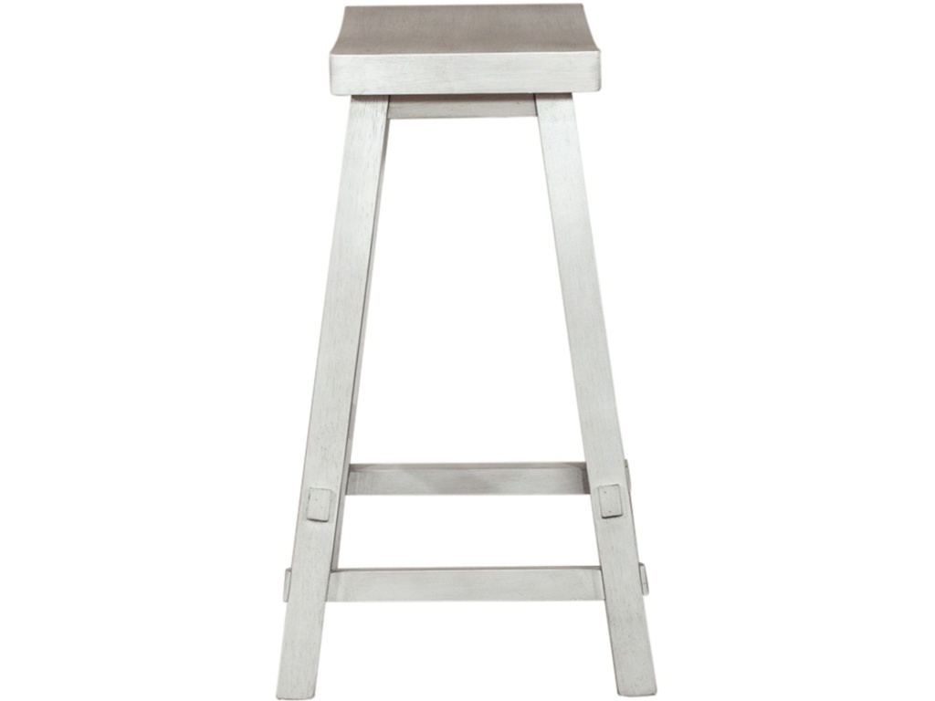 24 Inch Sawhorse Counter Stool - White - image 3