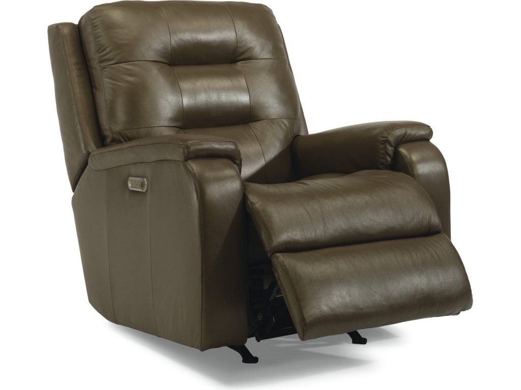 Arlo Leather Power Recliner with Power Headrest & Lumbar - image 2