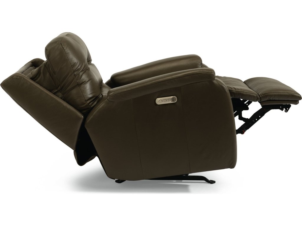 Arlo Leather Power Recliner with Power Headrest & Lumbar - image 3
