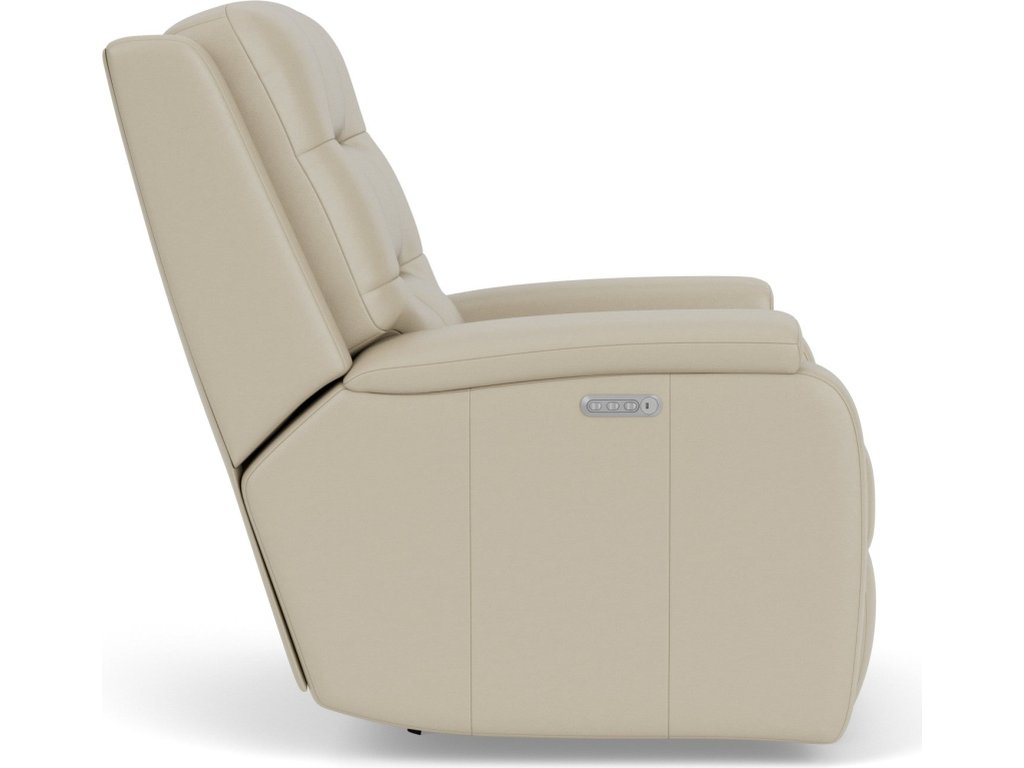 Arlo Leather Power Rocking Recliner with Power Headrest & Lumbar - image 2