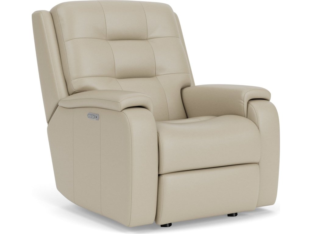 Arlo Leather Power Rocking Recliner with Power Headrest & Lumbar - image 3