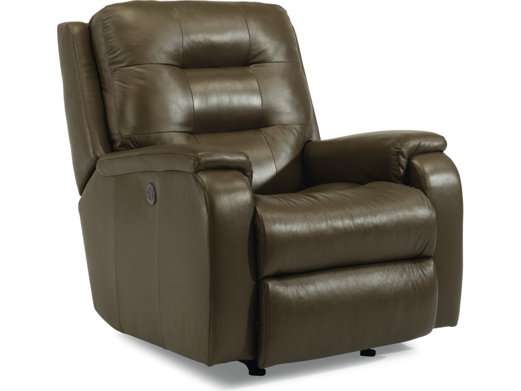 Arlo Leather Power Rocking Recliner - main image