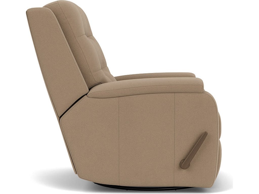 Arlo Leather Swivel Gliding Recliner - image 2