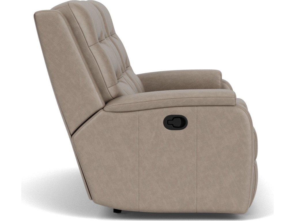 Arlo Leather Reclining Loveseat with Console - image 9