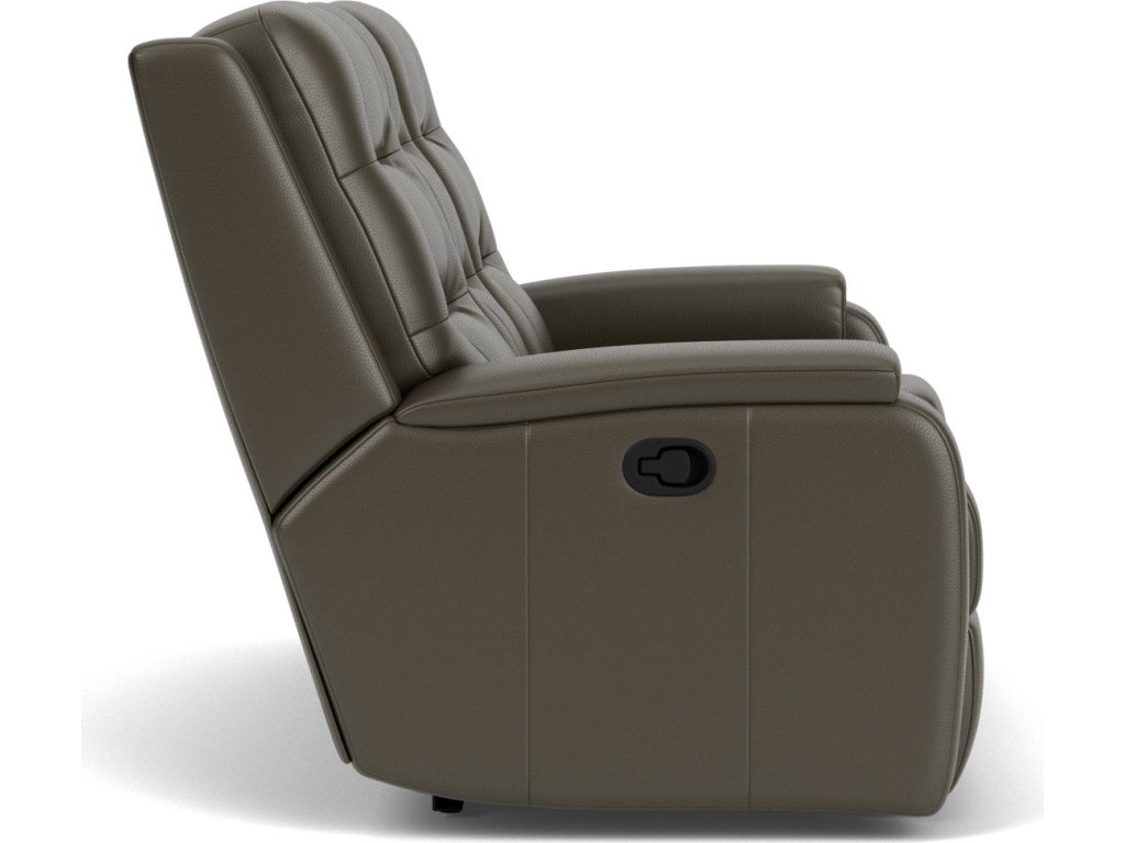 Arlo Leather Reclining Loveseat with Console - image 7