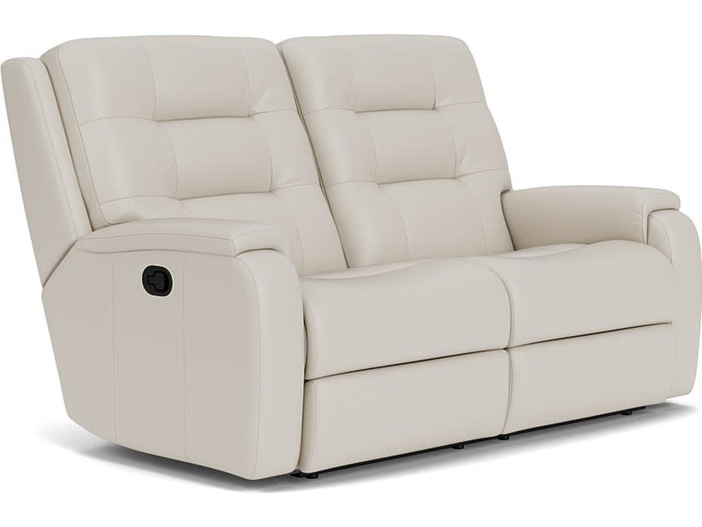 Arlo Leather Reclining Loveseat - main image