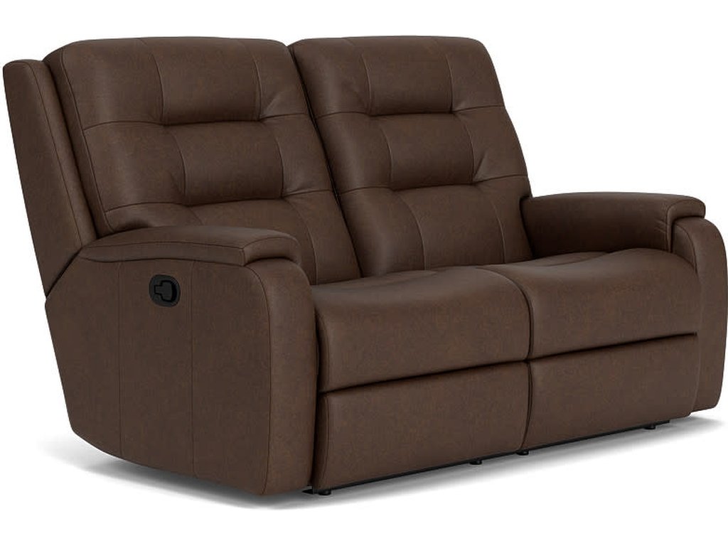 Arlo Leather Reclining Loveseat - image 3