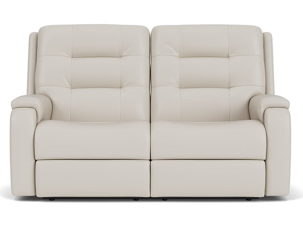 Arlo Leather Reclining Loveseat - image 4