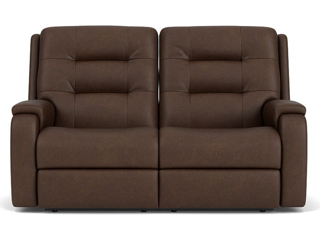 Arlo Leather Reclining Loveseat - image 5
