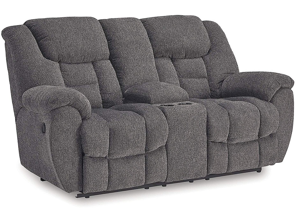 Foreside Reclining Loveseat with Console - main image