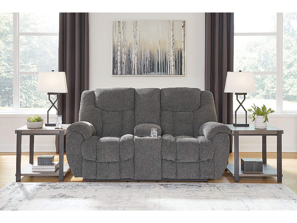 Foreside Reclining Loveseat with Console - image 1