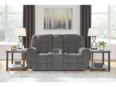 Foreside Reclining Loveseat with Console - Alternative View