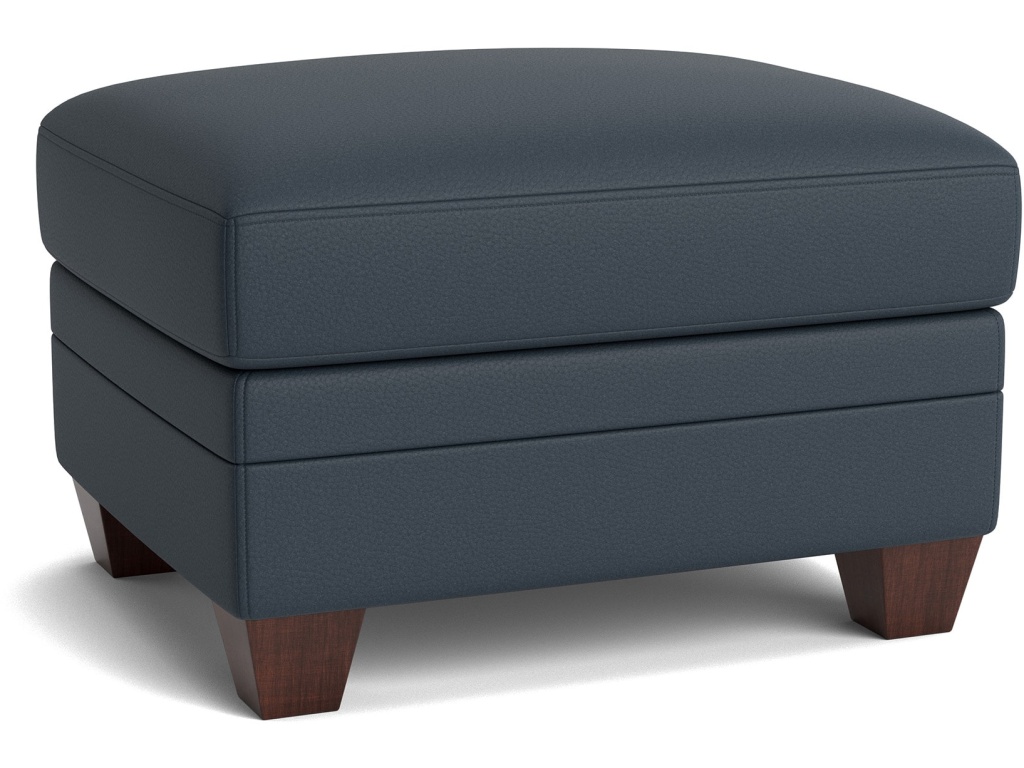 Carolina Leather Ottoman - image 1